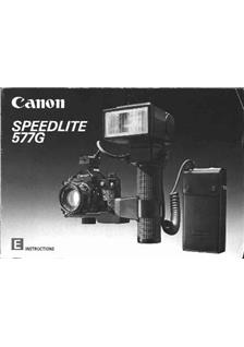 Canon 577 G manual. Camera Instructions.